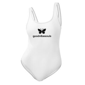 One-Piece Swimsuit White/Black