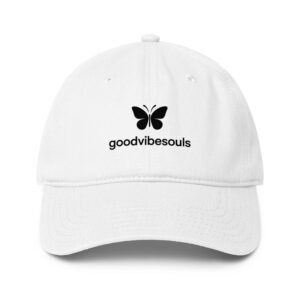 Low-profile baseball cap white/black